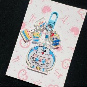 Labubu double sided acrylic keychain bagcharm phonecharm